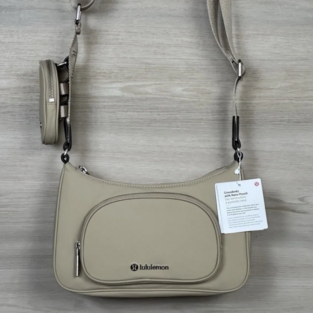 NWOT Lululemon Crossbody with Nano Pouch in Trench!! - Picture 4 of 4